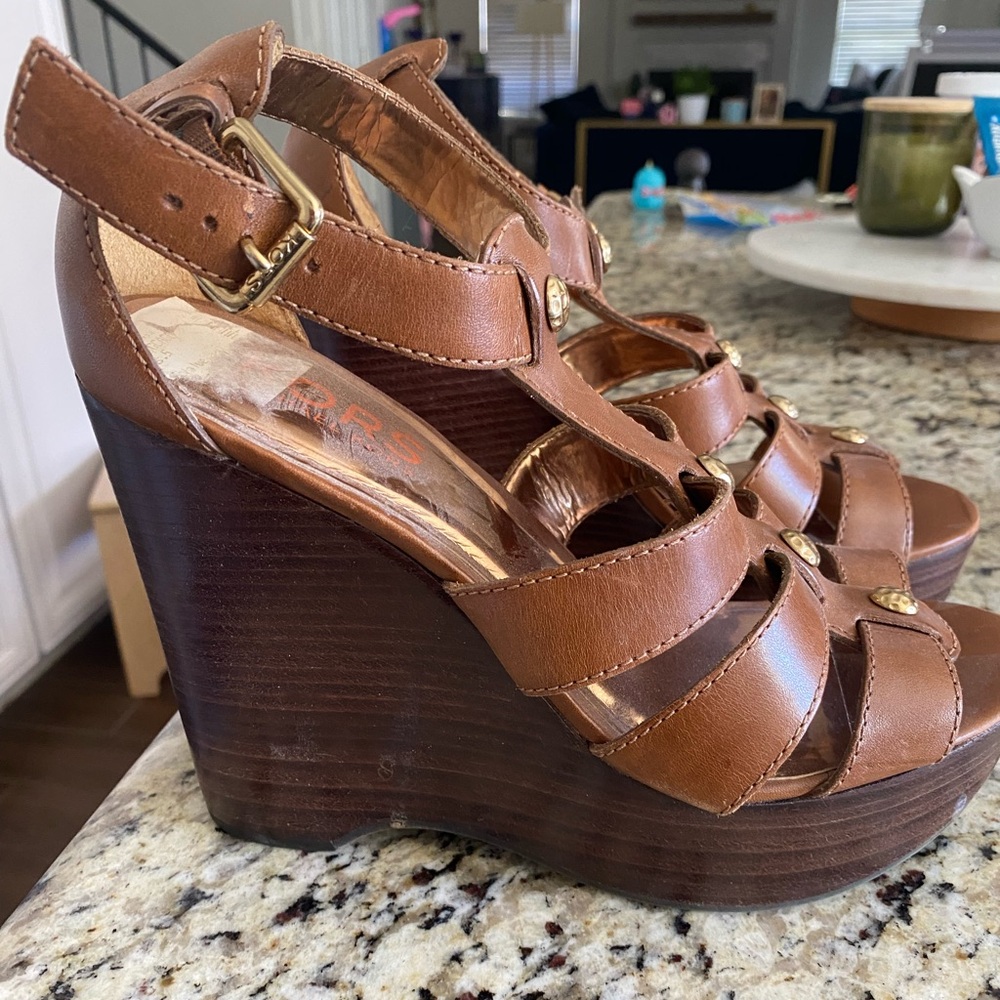 Michael Kors- Wedges barely worn, 8.5. cute and comfortable!